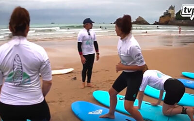 Surf thérapie à la Clinique Château Caradoc